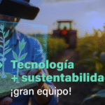Transición gemela. En la imagen se lee la frase "Tecnología + sustentabilidad, un gran equipo".